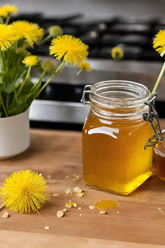 Dandelion Infused Honey
