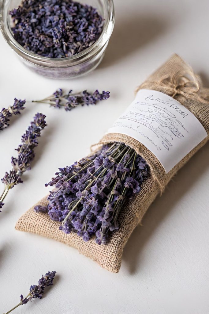 Dried Lavender Sachets